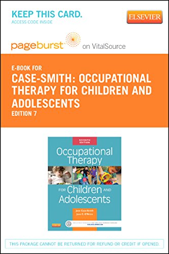 Occupational Therapy for Children and Adolescents - Elsevier eBook on VitalSource (Retail Access Card) - Click to Buy