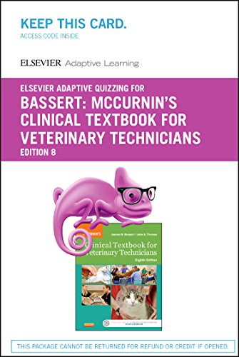 Elsevier Adaptive Quizzing for McCurnin's Clinical Textbook for Veterinary Technicians (Access Card) - Click to Buy