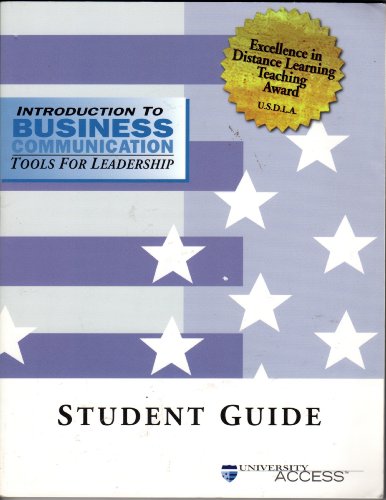 University Access Student Tele-web Guide for Himstreet and Baty's Business Communication - Click to Buy