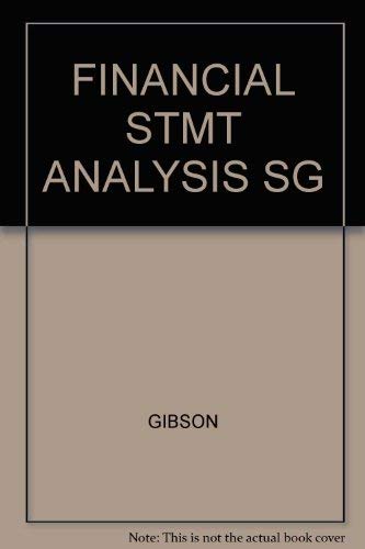 Financial Statement Analysis - Click to Buy