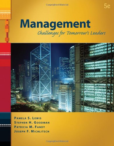 Management: Challenges for Tomorrow's Leaders - Click to Buy
