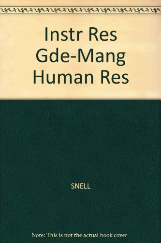 Instr Res Gde-Mang Human Res - Click to Buy