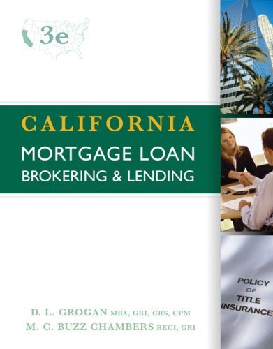 California Mortgage Loan Brokering & Lending - Click to Buy
