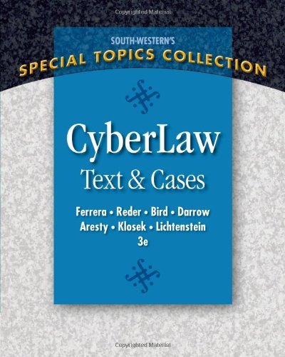 CyberLaw: Text and Cases - Click to Buy