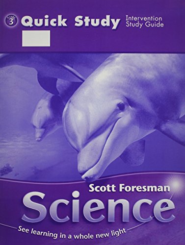 Scott Foresman Science 2006 Quick Study Grade 3 - Click to Buy