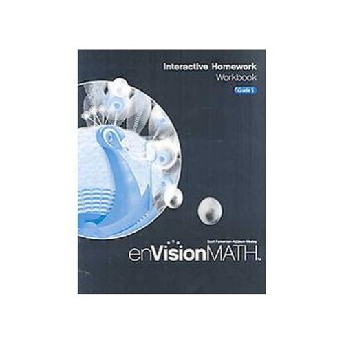 Envision Math 2009: Interactive Homework Workbook, Grade 5 - Click to Buy