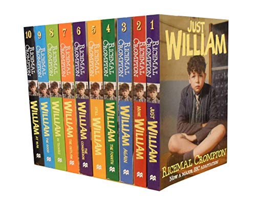 Just William by Richmal Crompton Collection Set: (Titles Contain Just William, More William, William Again, William the Fourth, Still William, William ... in Trouble, William the Good, William) - Click to Buy