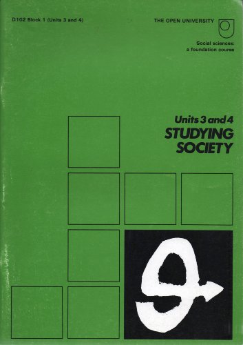 Social Sciences: Studying Society Unit 3-4: A Foundation Course (Course D102) - Click to Buy