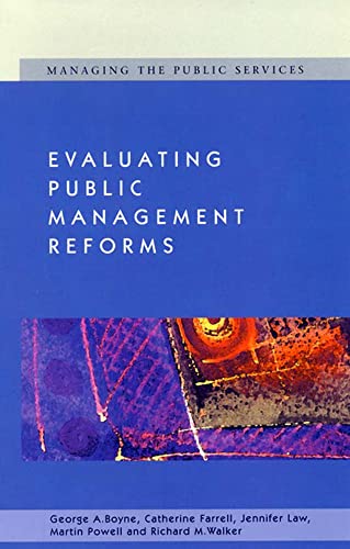 Evaluating Public Management Reforms: Principles and Practice - Click to Buy