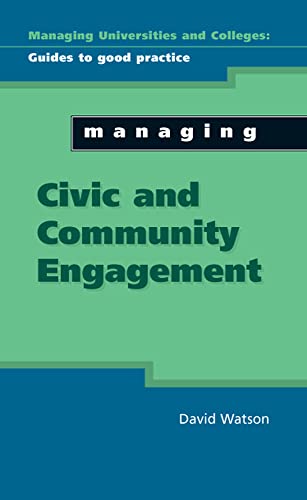 Managing Civic and Community Engagement - Click to Buy