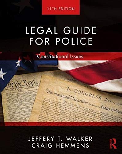 Legal Guide for Police: Constitutional Issues - Click to Buy