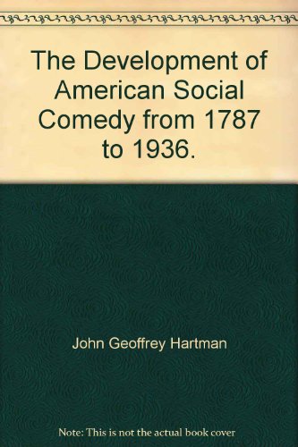 Title: The development of American social comedy from 178 - Click to Buy