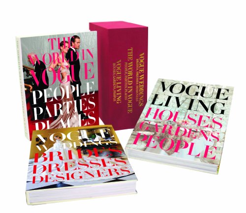 The Vogue Boxed Set: Featuring VOGUE LIVING, THE WORLD IN VOGUE, and VOGUE WEDDINGS which includes an exclusive letter from Anna Wintour - Click to Buy
