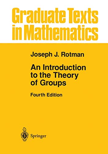 An Introduction to the Theory of Groups - Click to Buy