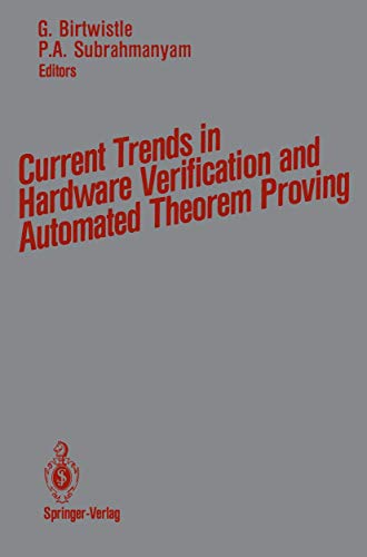Current Trends in Hardware Verification and Automated Theorem Proving - Click to Buy