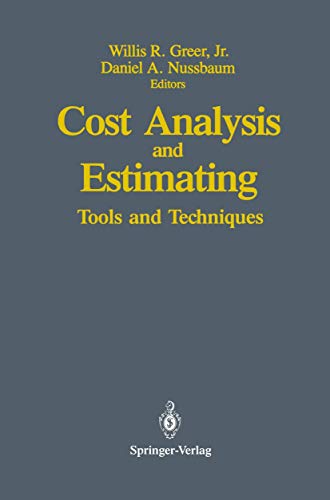 Cost Analysis and Estimating: Tools and Techniques - Click to Buy