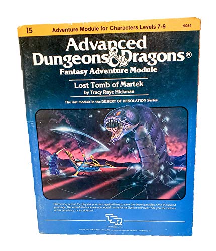 Advanced Dungeons and Dragons Module Tomb of Martek - Click to Buy