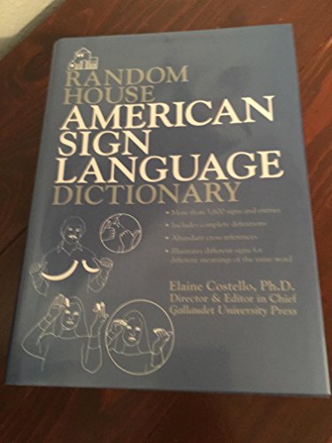 Random House American Sign Language Dictionary - Click to Buy