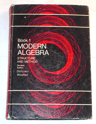 Modern Algebra Structure and Method Book 1 - Click to Buy