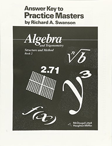 Structure & Method Answer Key, Practice Masters Book 2 - Click to Buy