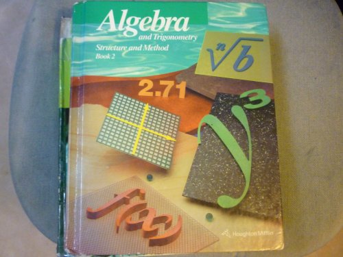 Algebra and Trigonometry, Grades 10-12 Structure and Method Book 2: Mcdogual Littell Structure & Method - Click to Buy