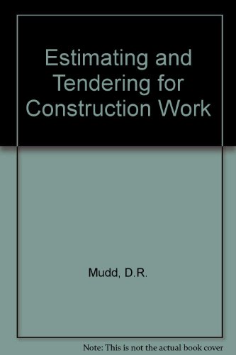 Estimating and tendering for construction work - Click to Buy