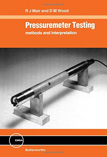 Pressuremeter Testing: Methods and Interpretation (Ciria Ground Engineering Report) - Click to Buy