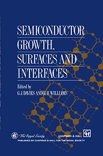 Semiconductor Growth, Surfaces and Interfaces - Click to Buy