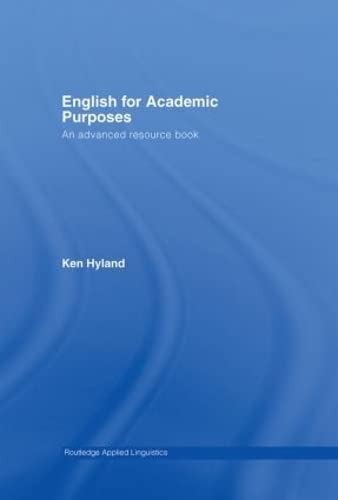 English for Academic Purposes: An Advanced Resource Book - Click to Buy