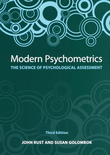 Modern Psychometrics: The Science of Psychological Assessment - Click to Buy