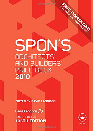 Spon's Architects' and Builders' Price Book 2010 (Spon's Price Books) - Click to Buy