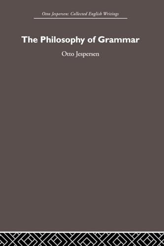 The Philosophy of Grammar