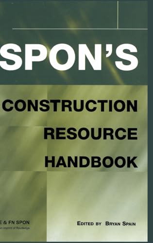 Spon's Construction Resource Handbook - Click to Buy