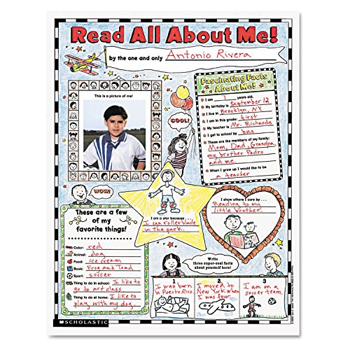 Instant Personal Poster Sets: Read All About Me: 30 Big Write-and-Read Learning Posters Ready for Kids to Personalize and Display With Pride! - Click to Buy
