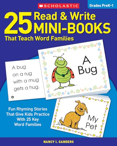 25 Read and Write Mini-Books That Teach Word Families - Click to Buy