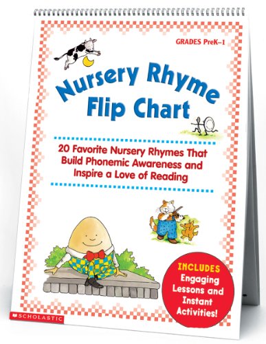 Nursery Rhyme Flip Chart: 20 Favorite Nursery Rhymes That Build Phonemic Awareness and Inspire a Love of Reading - Click to Buy