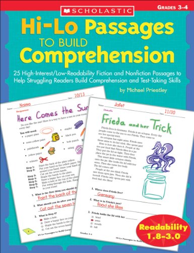 Hi-Lo Passages to Build Comprehension: Grades 3 4: Grades 2-3