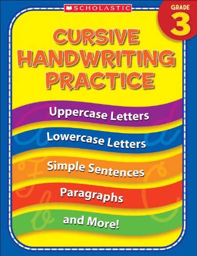 3rd Grade Cursive Handwriting Practice - Click to Buy