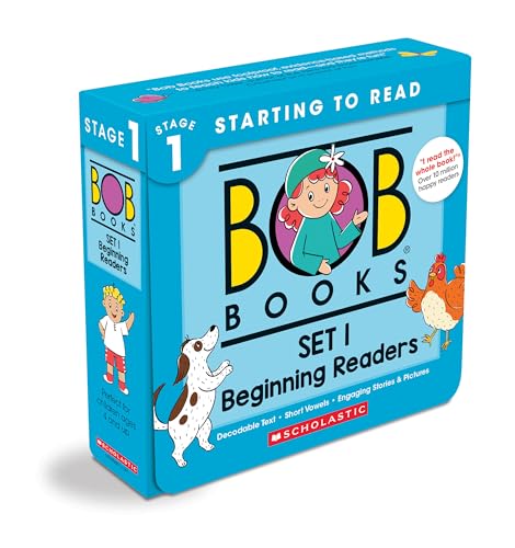 Bob Books - Set 1: Beginning Readers Box Set | Decodable Phonics Books, Ages 4 and up, Kindergarten (Stage 1: Starting to Read) - Click to Buy