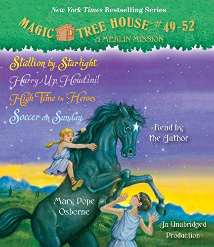 Magic Tree House Collection: Books 49-52: Stallion by Starlight; Hurry Up, Houdini!; High Time for Heroes; Soccer on Sunday (Magic Tree House (R)) - Click to Buy
