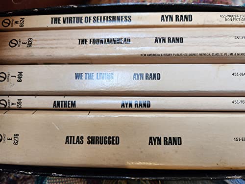 Ayn Rand Boxed Set: We the Living, Anthem, The Fountainhead, Atlas Shrugged (Signet Gift Pack) - Click to Buy
