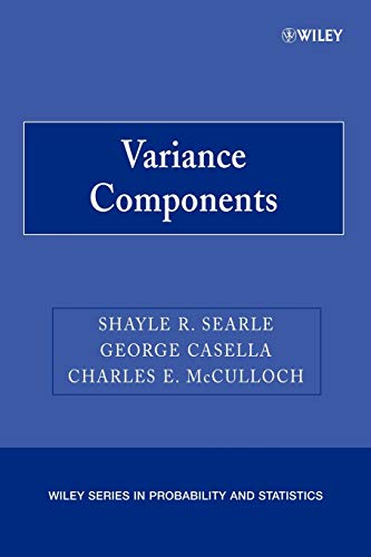 Variance Components: 631 (Wiley Series in Probability and Statistics) - Click to Buy