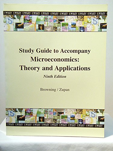 Study Guide to Accompany Microeconomics: Theory and Applications - Click to Buy
