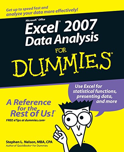 Excel 2007 Data Analysis For Dummies - Click to Buy