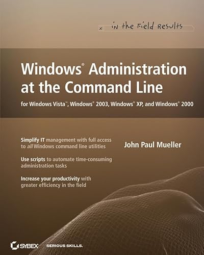 Windows Administration at the Command Line - Click to Buy