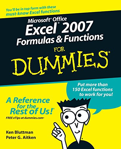 Microsoft Office Excel 2007 Formulas and Functions For Dummies - Click to Buy