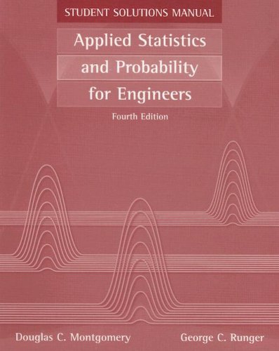 Applied Statistics And Probability for Engineers - Click to Buy