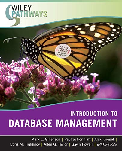 Wiley Pathways Introduction to Database Management - Click to Buy