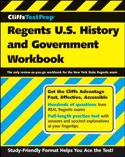 CliffsTestPrep Regents U.S. History and Government Workbook - Click to Buy