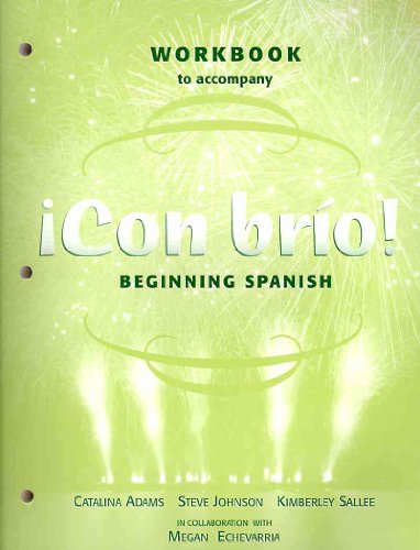 ?Con br?o!, Workbook: Beginning Spanish (Spanish Edition)